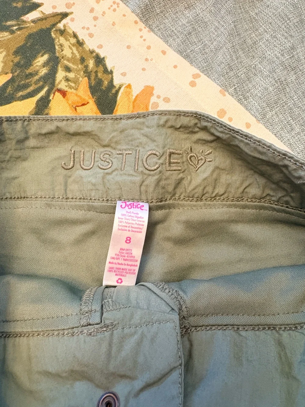 Justice dusky green